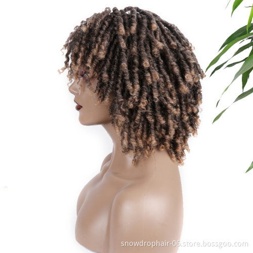 Dropshipping Wholesale Afro Dreadlocks Goddess Wigs Premium Cheap Synthetic Wigs Heat Resistant Synthetic Hair Wigs